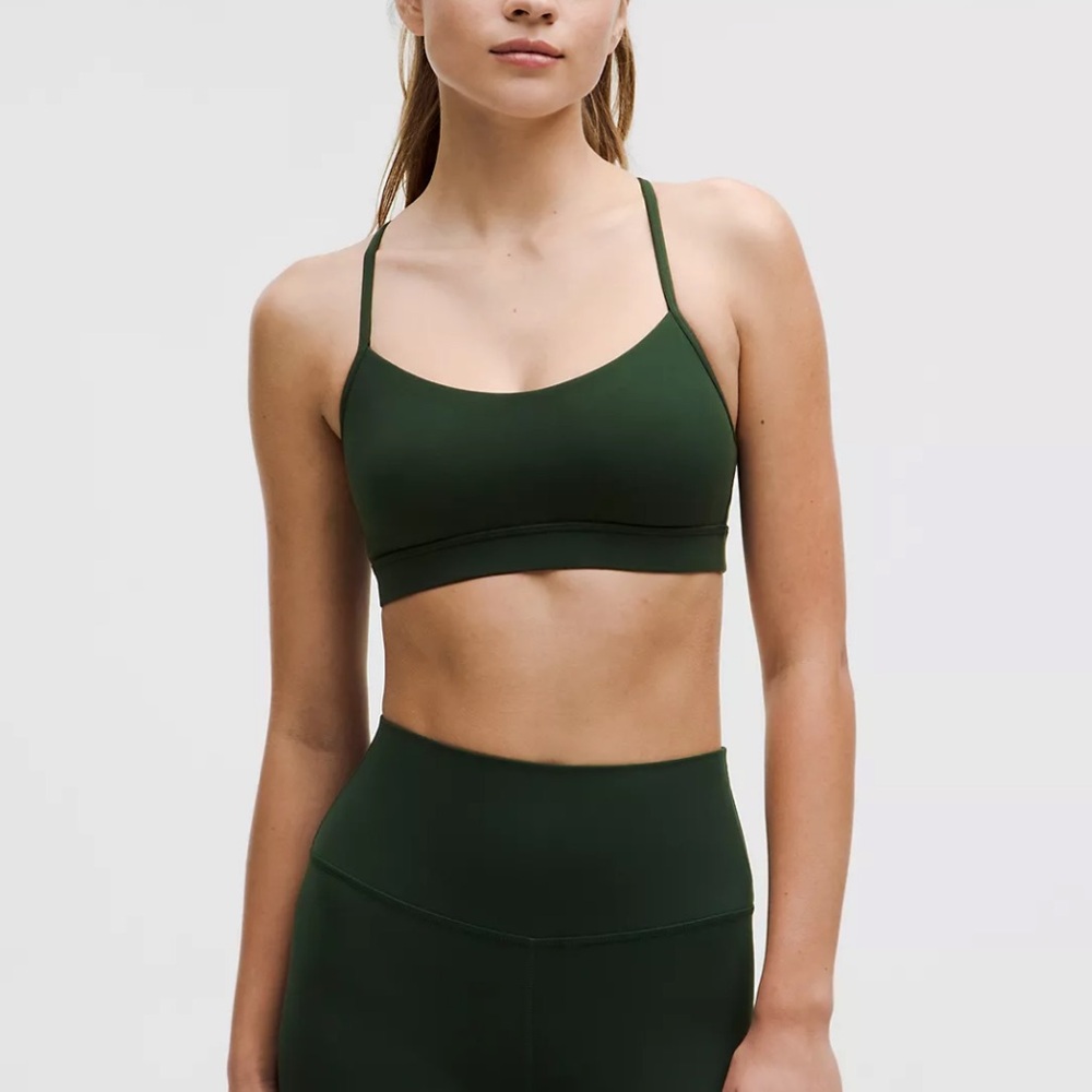 Lululemon Green Nulu Bra